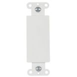 1x Eaton 2160W-F-LW Wallplates and Accessories Blank Insert White EA