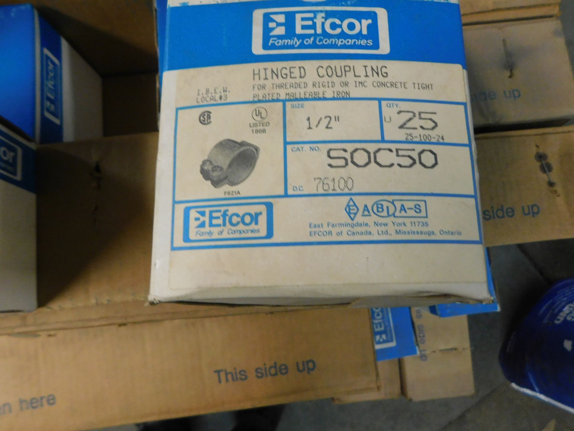 1X Efcor-Lot01 Assorted Efcor Couplings 1/2", 1", 1 1/2" - Image 3 of 6