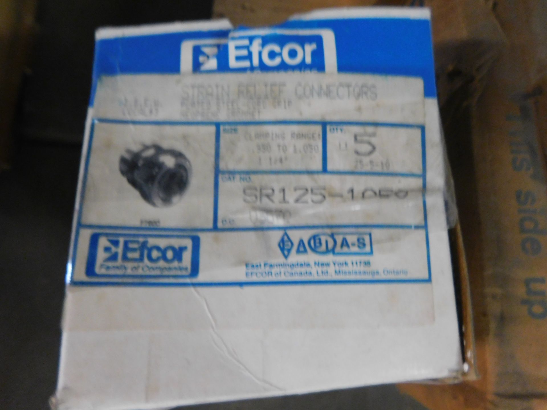 13X Sr125-1050 Efcor 1 1/4" Strain Relief Conn