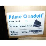 900X Pept400Wo72640 Prime Conduit 4In Non Metallic Poly Plug