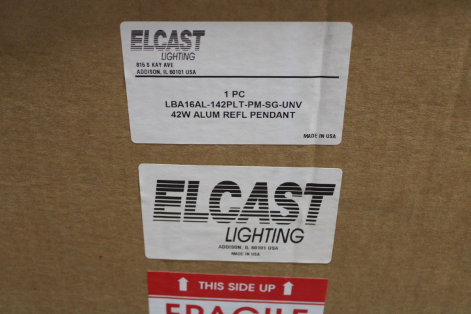8x Elcast Lighting LBA16AL-142PLT-PM-SG-UNV Other Lighting Fixtures/Trim/Accessories EA