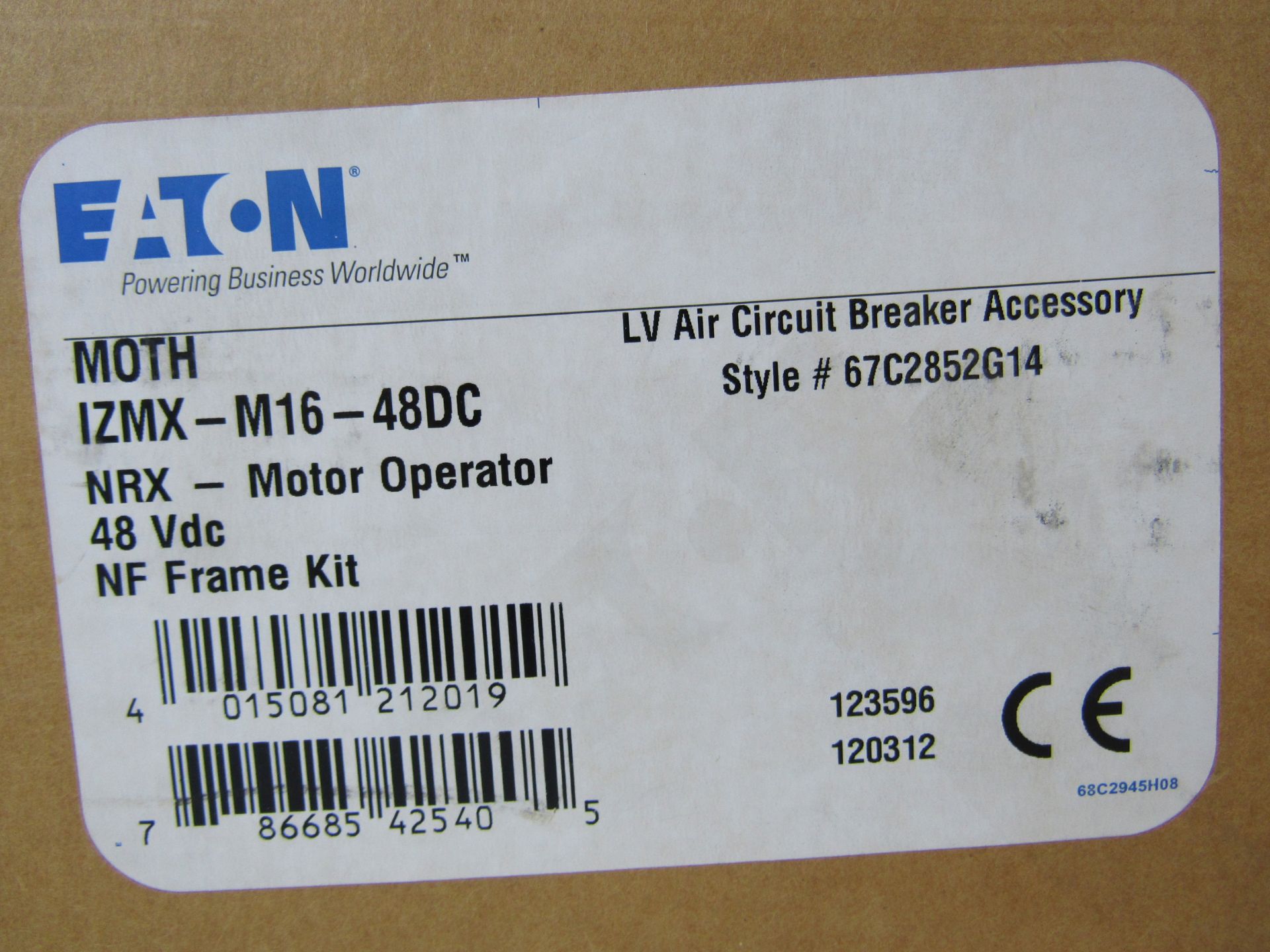 5x Eaton IZMX-M16-48DC Circuit Breaker Accessories 48V NF Frame