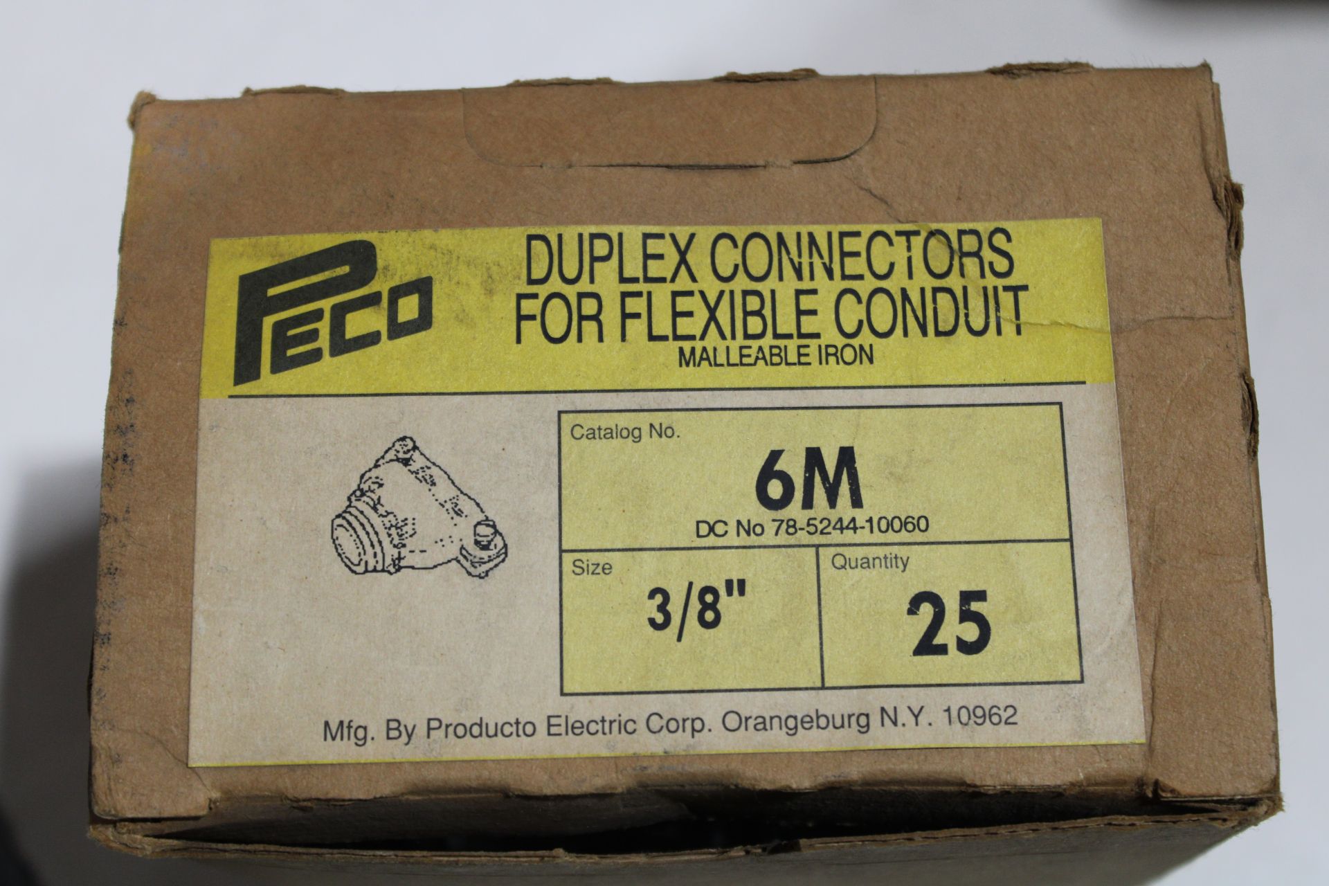 36x Peco 6M Cord and Cable Fittings 25BOX