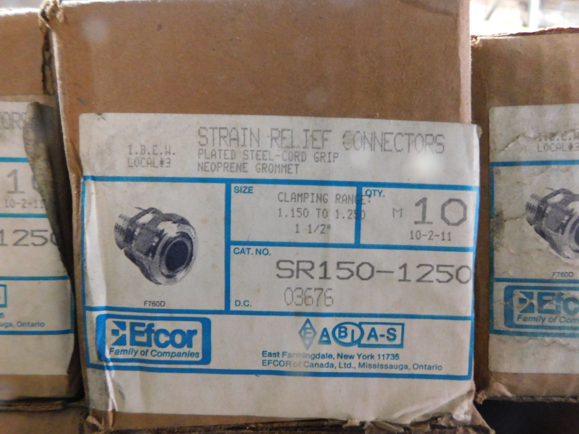 50X Sr150-1250 Efcor 1 1/2-In Strain Relief Con