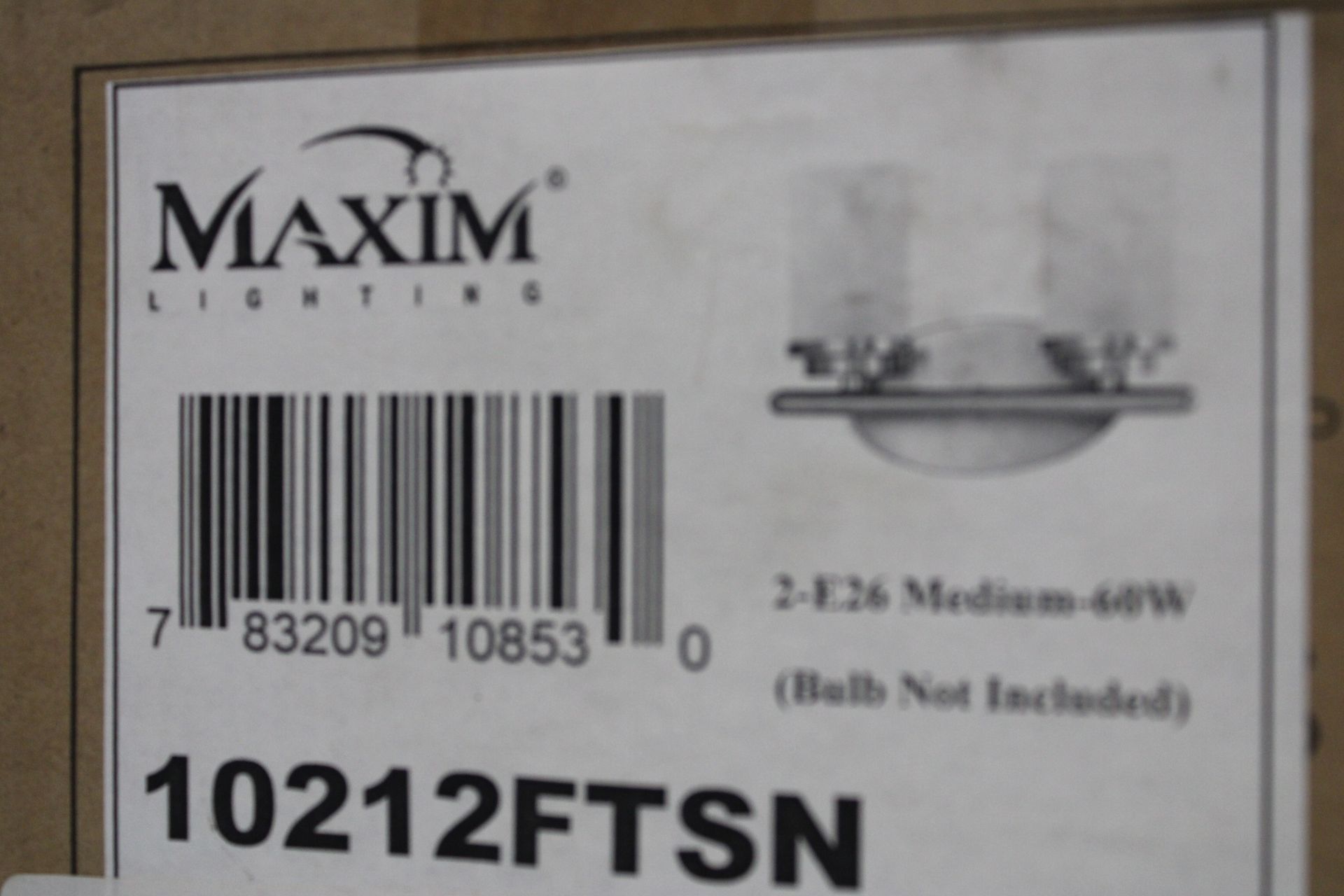 7x Maxim Lighting 10212FTSN Incandescent Lighting EA