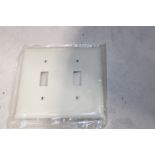 10x Hubbell P2OW Wallplates and Switch Accessories EA
