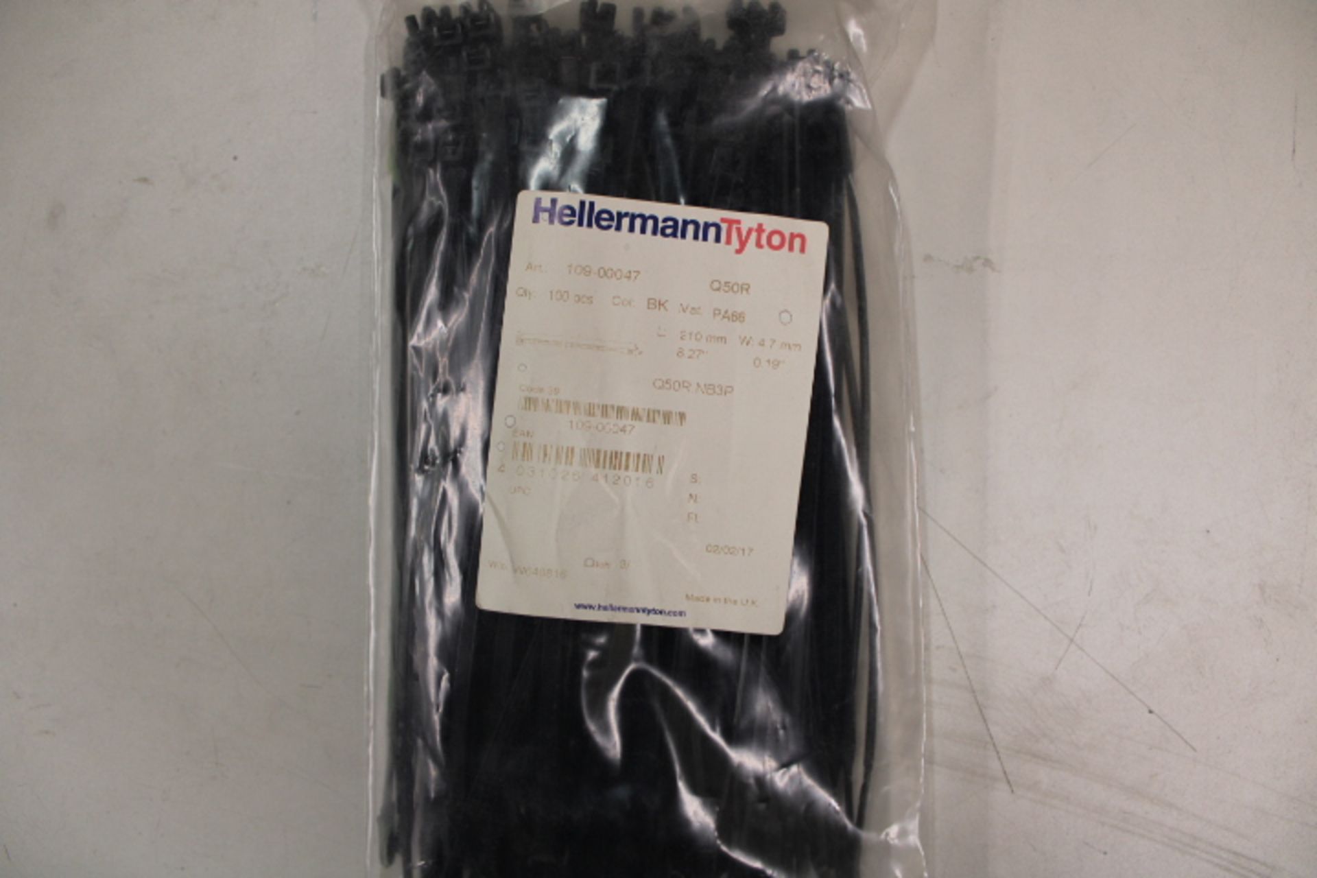 1x Hellermann-tyton 109-00047 Misc. Cable and Wire Accessories 100PK