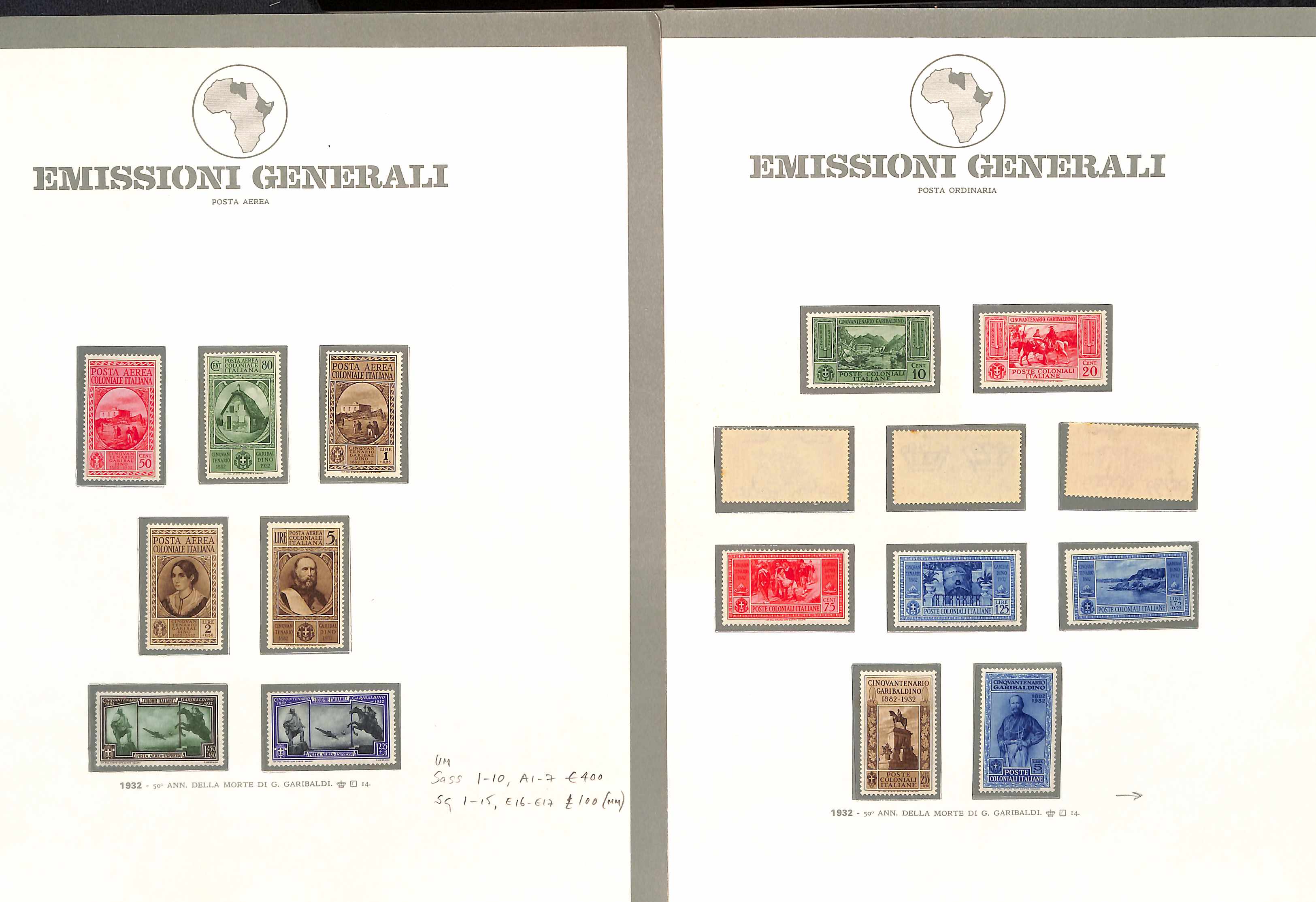 Italian Colonies. 1881-1935 Mint and used collection with issues for Eritrea including 1893 set - Image 14 of 19