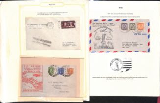Air Mails. 1932-57 First flight covers from or to Baghdad or Basrah, including scarce 1932 (Oct 4)