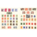 1840-1968 Mint and used collection on pages including 1d black AB plate 6 and LE plate 2 used (