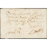 Wiltshire/Ireland. 1693 (Mar 17) Entire letter from Wilton "To the honable Sr Cyrill Wish at