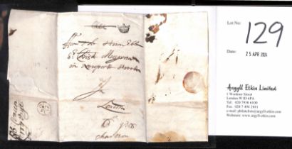 1686 (Nov 8) Entire letter from Carlisle to "The Honble Sr Christ. Musgrave in Newport Street in