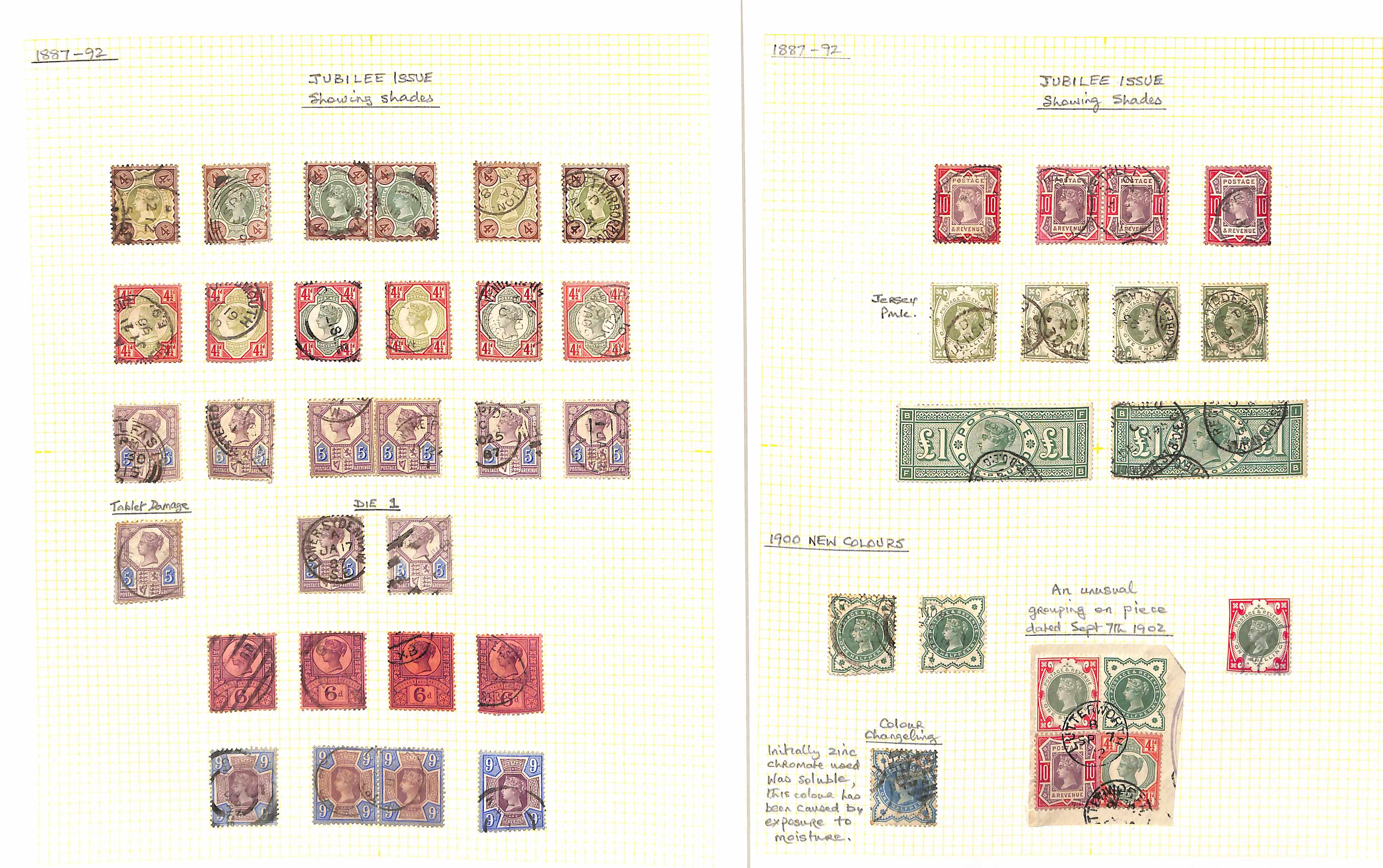 1855-1900 Surface Printed issues, the used collection including 1855 4d Medium Garter on blued - Image 17 of 22