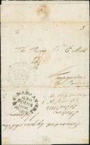 Danish India. 1834 (Jan 8) Entire letter written in Danish from St. Helena "To the Revd E. Mohl,