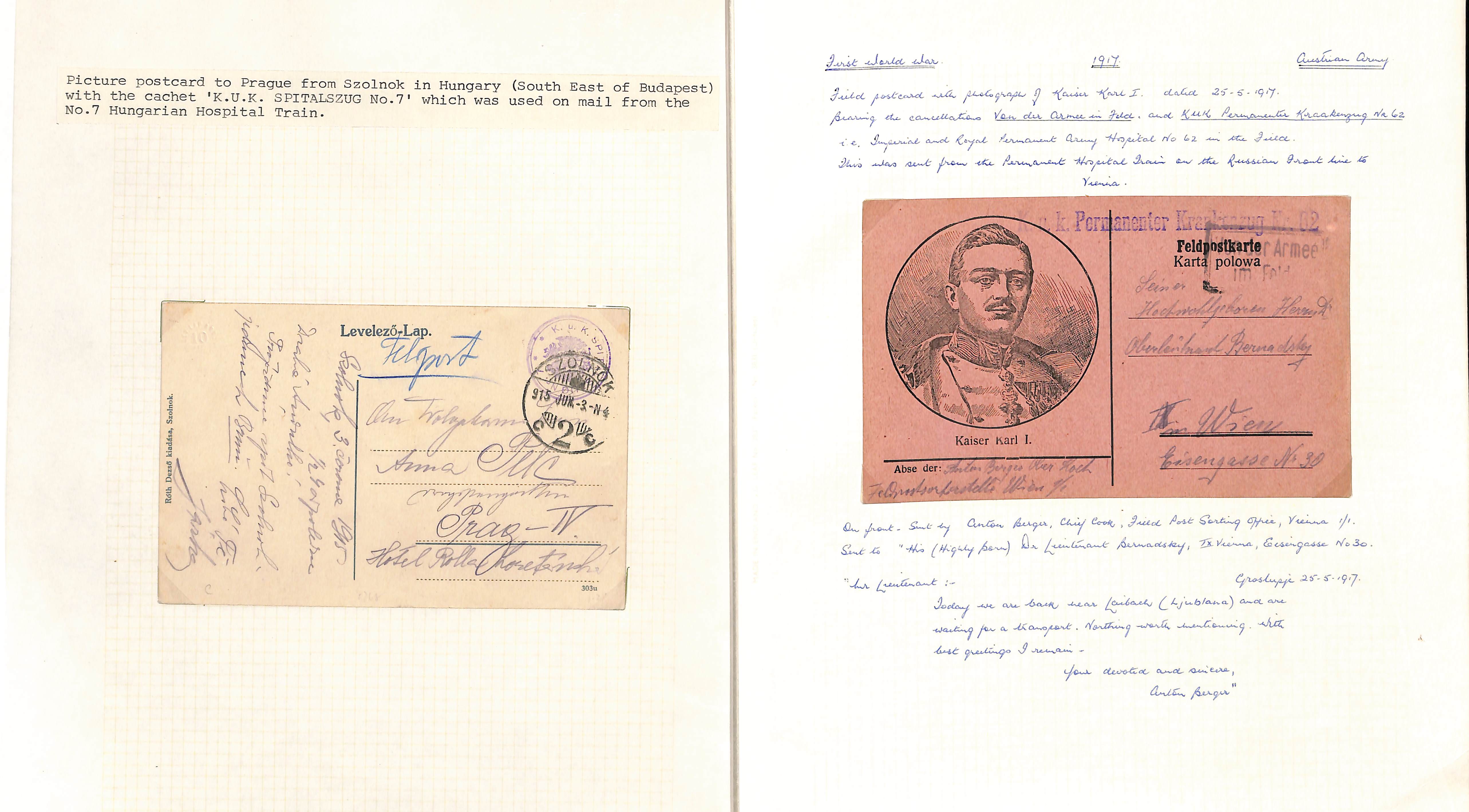 Austria - Ambulance Trains. 1914-18 Covers and cards from ambulance trains (32), 28 of these with - Image 7 of 10