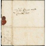1619 (Jan.) Entire letter from Capt. John Duffield addressed "To the Kinges moste Excelent Matie".