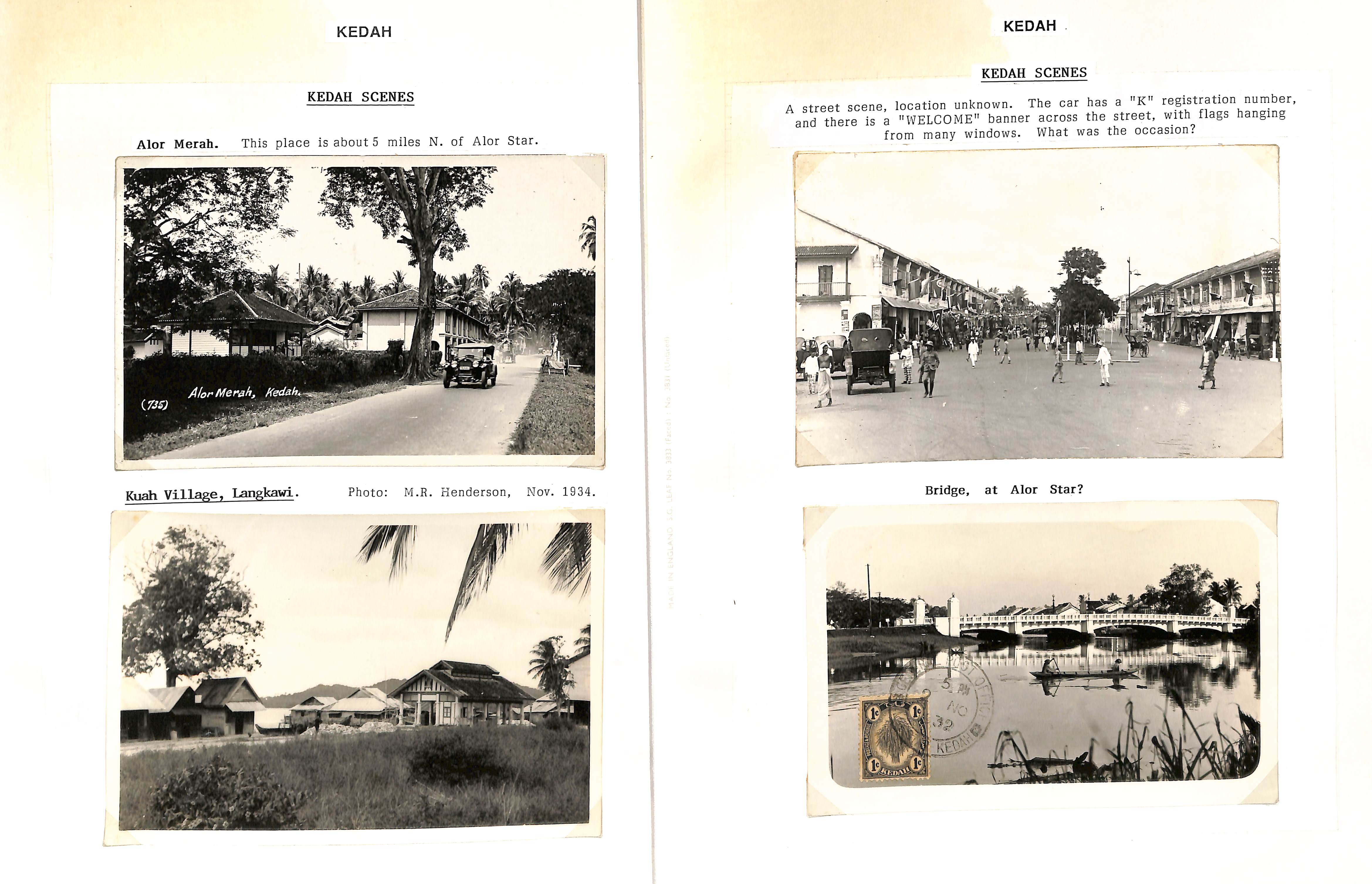 Kedah. 1905-57 Covers and cards, picture postcards, photos and ephemera including 1951 air letter - Image 10 of 12