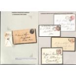 1841-1958 QV-KGVI Stationery envelopes (70) and postcards (3), the envelopes all with black