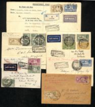1929 (Dec 30) Karachi to Delhi by Indian Air Services, covers carried on the first flight from