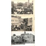 1905 Picture postcards from the Russian P.O in Jerusalem posted on the same day to the same