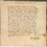 1567 (April) Treasury Warrant dated "The month of April in the present ninth year of our Lady