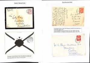 Balmoral Castle. 1894-2002 Covers and cards with circular datestamps of Balmoral Castle (52, some on