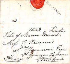 Isle of Man. 1823 (Mar 4) Entire letter written from Kirk Michael by the Bishop of the Isle of