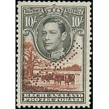 1937 Coronation set of three and 1938 KGVI ½d - 10/- set of eleven (with additional 2/6 - 10/-)