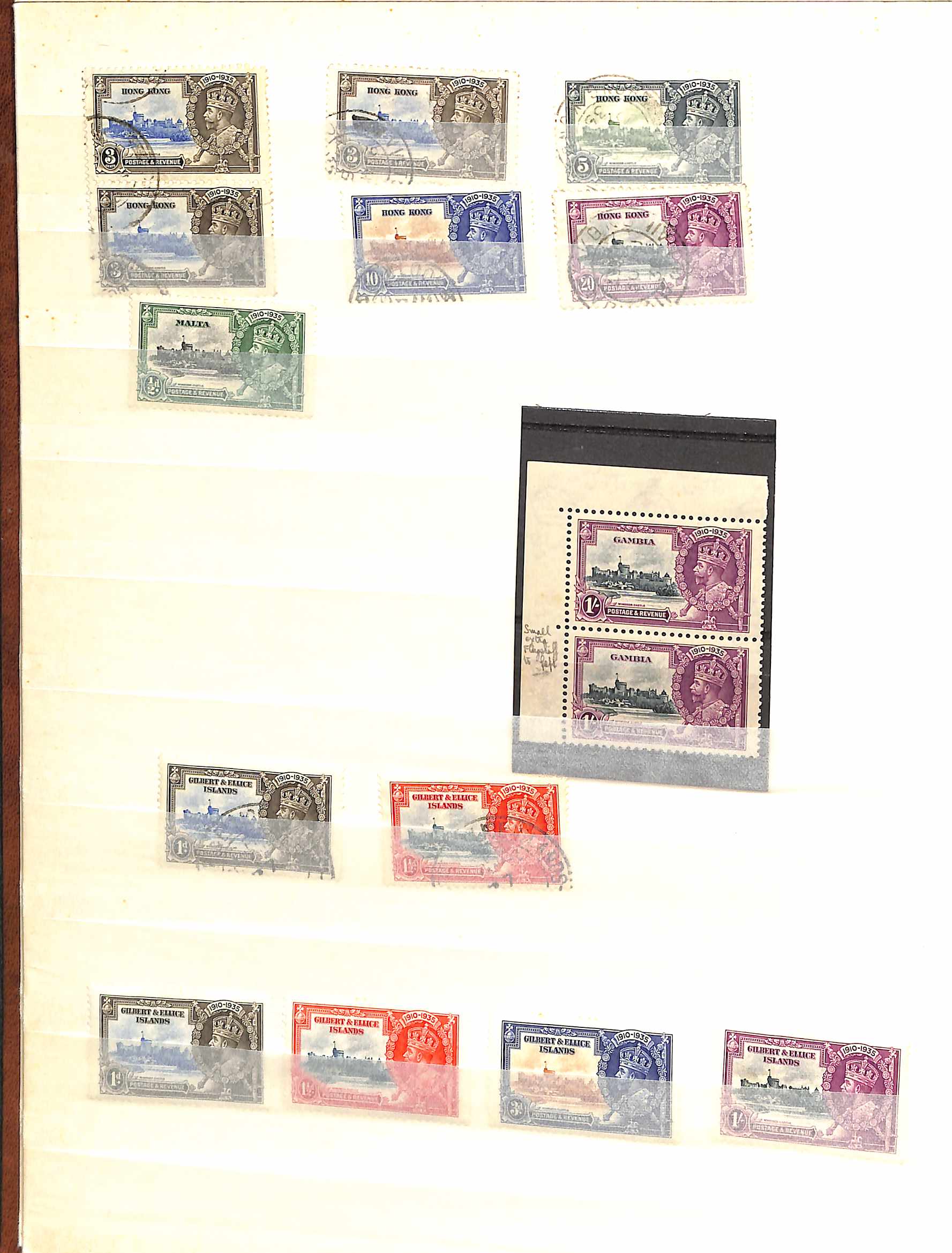 1935 Silver Jubilee, Specimen, mint and used accumulation in a stockbook, including Specimen sets - Bild 11 aus 15