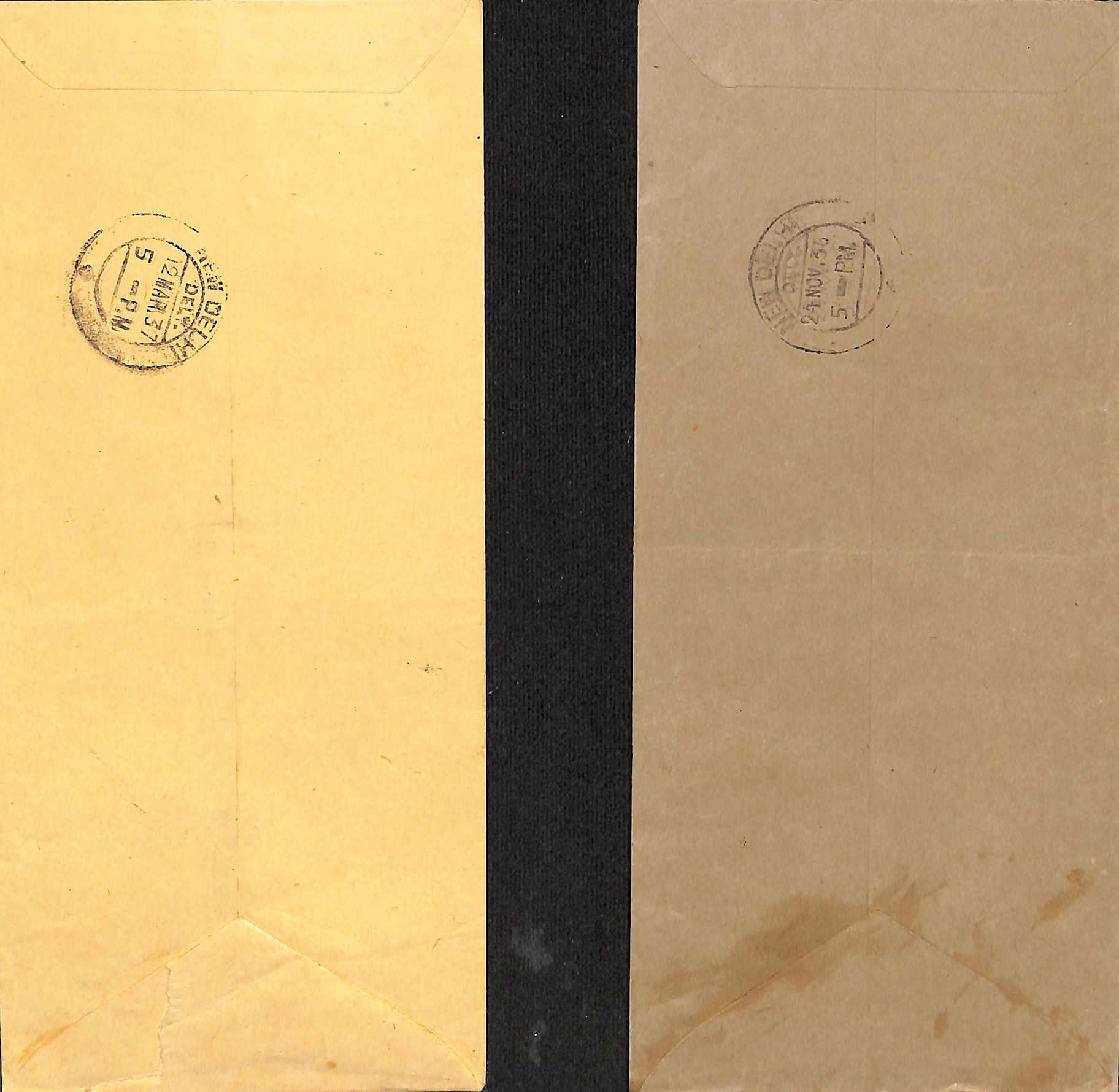 1936-9 Long Official covers sent by air to the Director of Civil Aviation in New Delhi (5) or to - Image 6 of 6