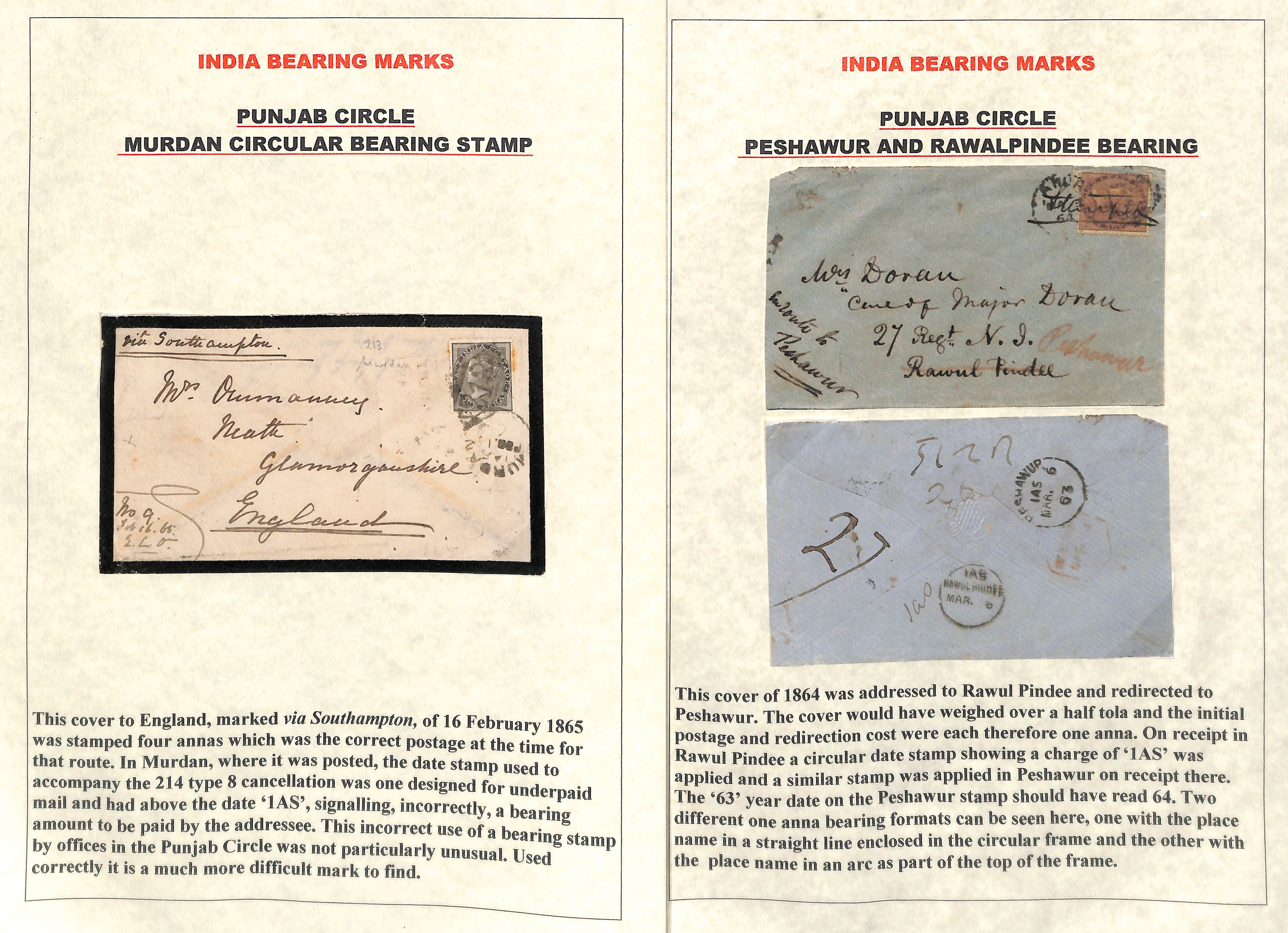 1858-1918 Covers and cards, various postage due handstamps including scarce boxed "UNDERPAID" of - Image 2 of 18