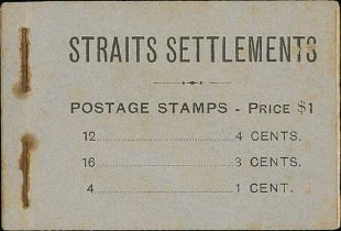 1914-19 $1 Booklets, two with light blue covers for booklets containing 25 4c stamps, no stamps