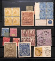 Australian States. c.1863-1900 Selection including South Australia 1899 1d O.S overprint inverted