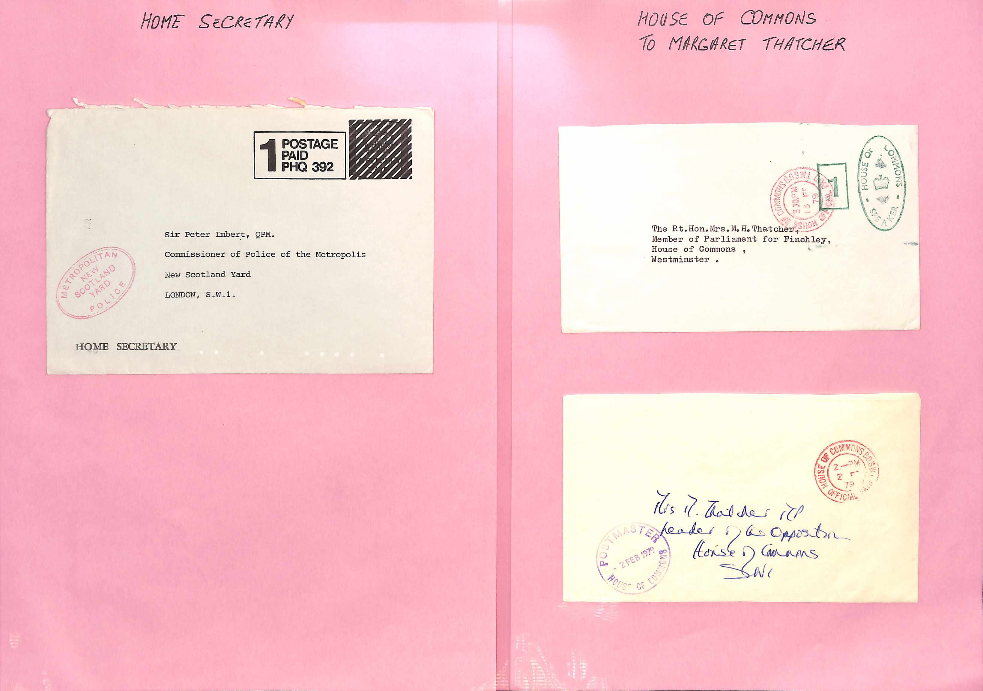 1812-1994 Covers and cards, with an album of Scottish covers and cancels, and an unusual - Image 11 of 17