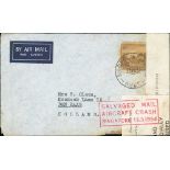 Netherlands - From Norfolk Island. 1954 (Mar. 11) Cover to Holland franked Ball Bay 2/-,