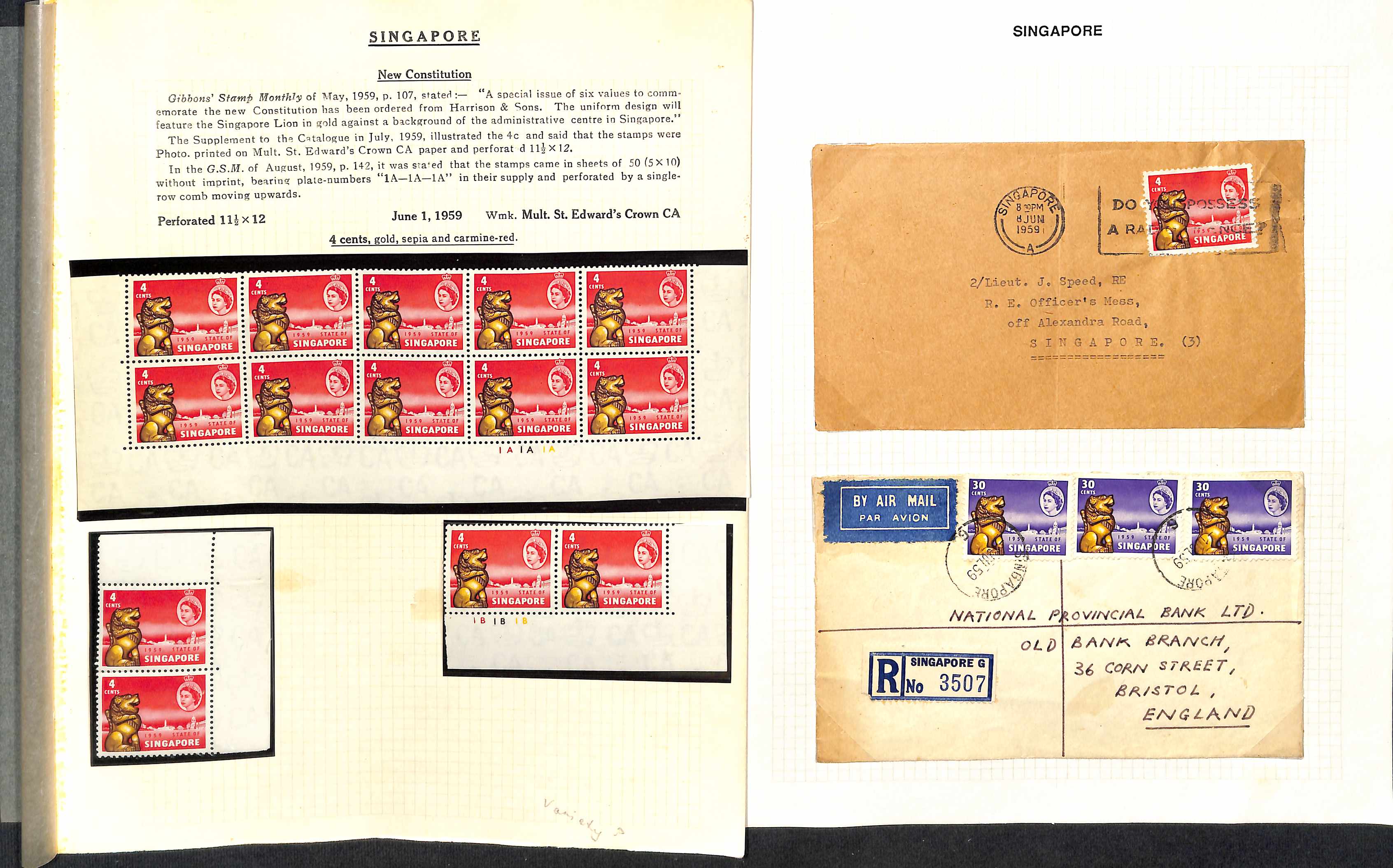 1959-69 Mint and used collection, many mint control blocks, F.D.Cs, some commercial covers and a few - Image 3 of 11