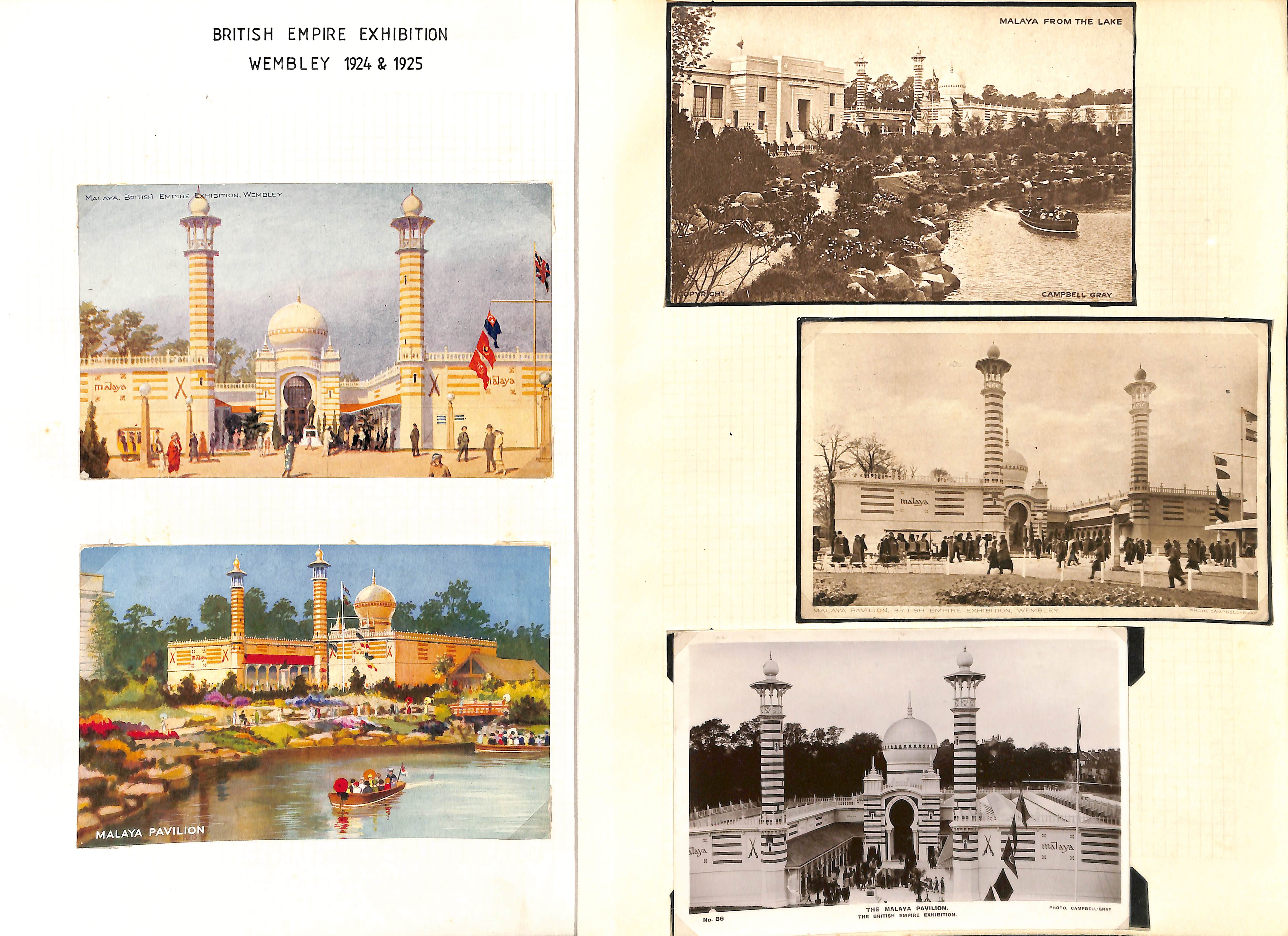 1923 Postcard and a front from Kula Lumpur, franked F.M.S 6c, both with circular "BRITISH EMPIRE / - Image 2 of 6