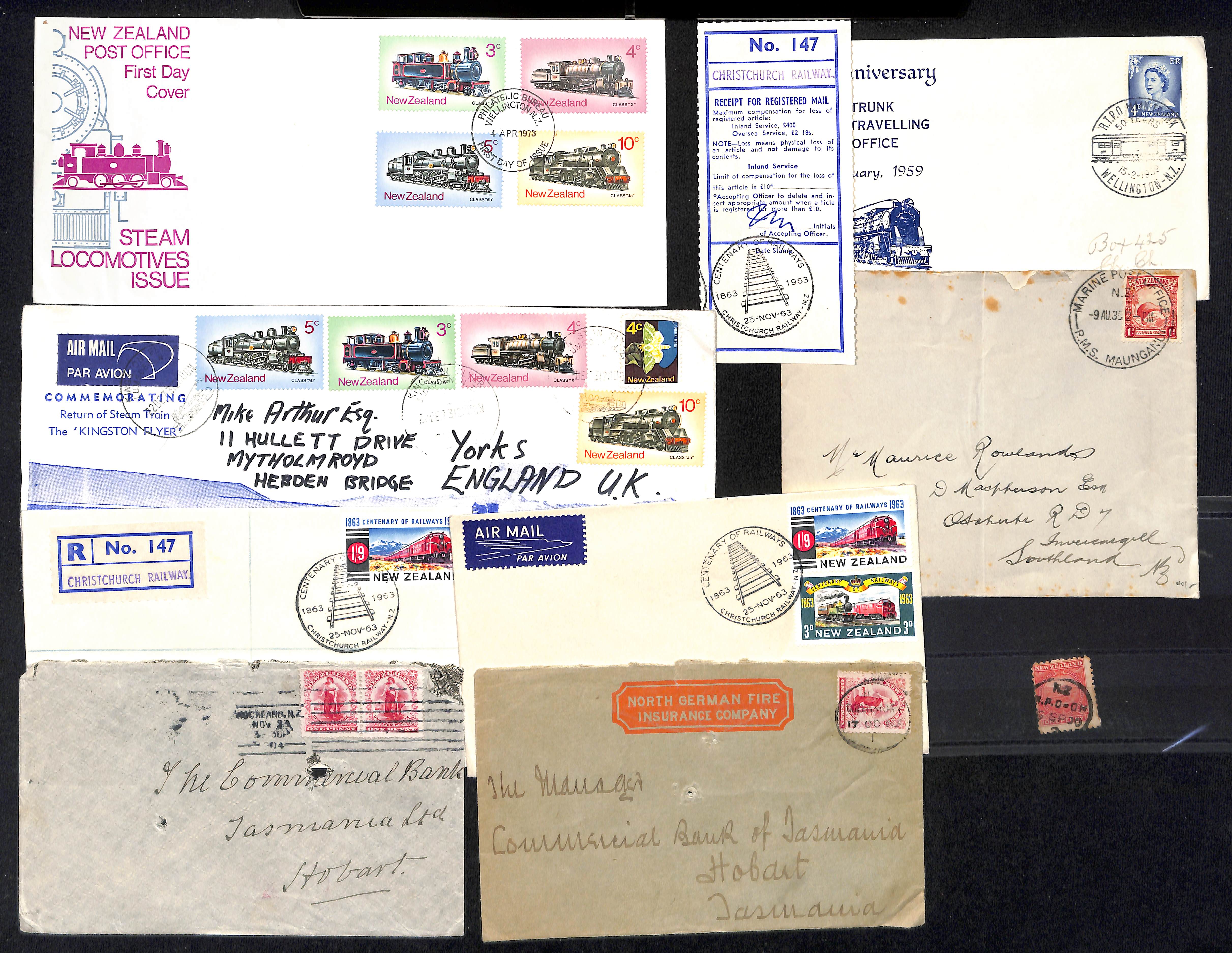 T.P.Os. 1882-1971 Covers and cards (c.100), also stamps and pieces (c.80), various T.P.O - Image 26 of 28