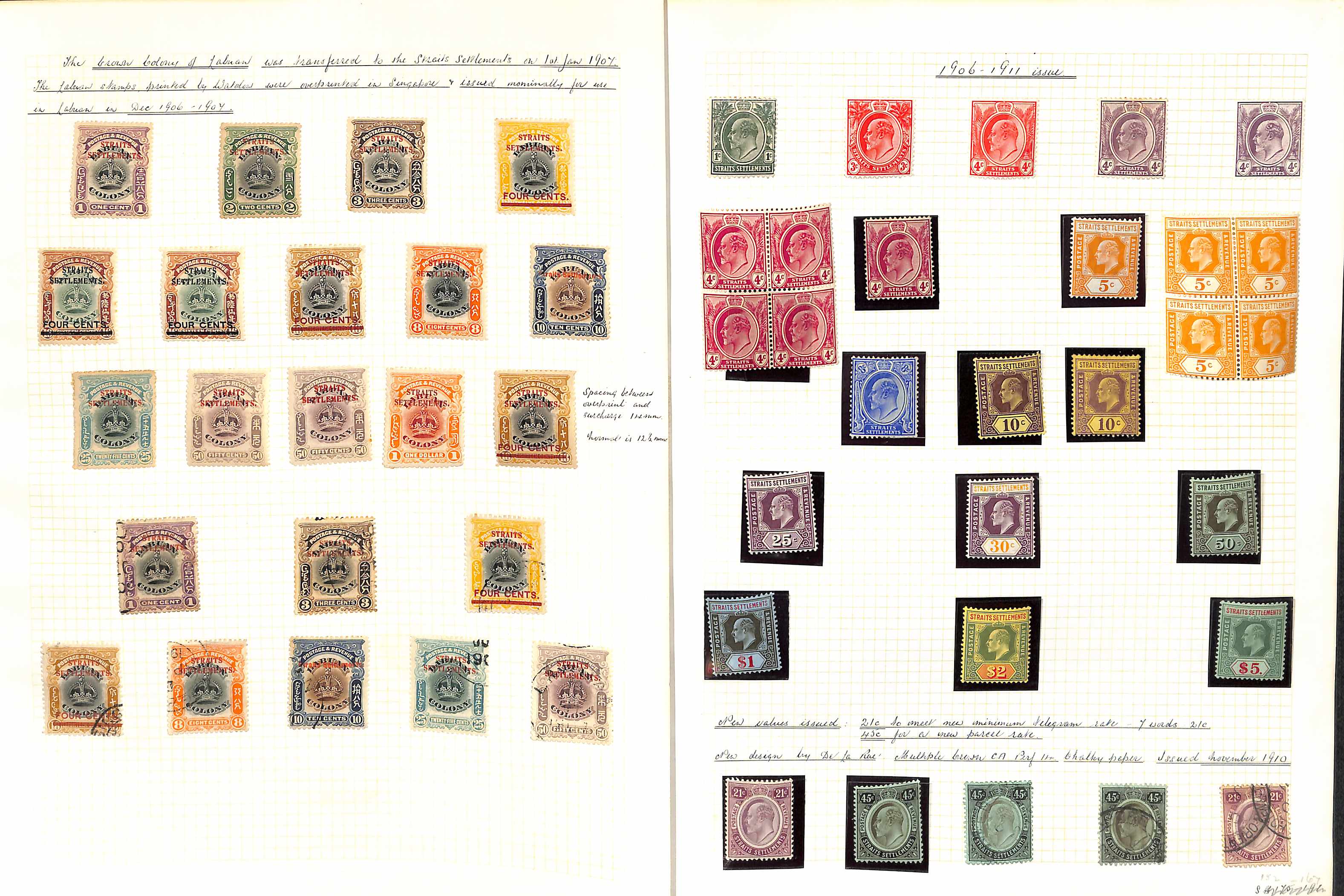 1867-1933 QV-KGV Mint and used collections on pages, also a stockbook of duplicates, many useful - Image 36 of 42