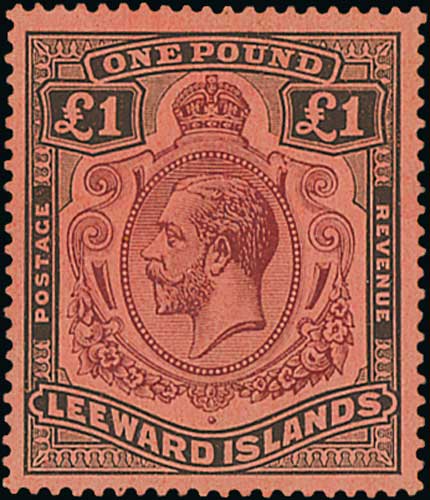 1921-32 10/- and £1, Both with variety broken crown and scroll, fine mint. S.G. 79b, 80b, £900. (2). - Image 3 of 4