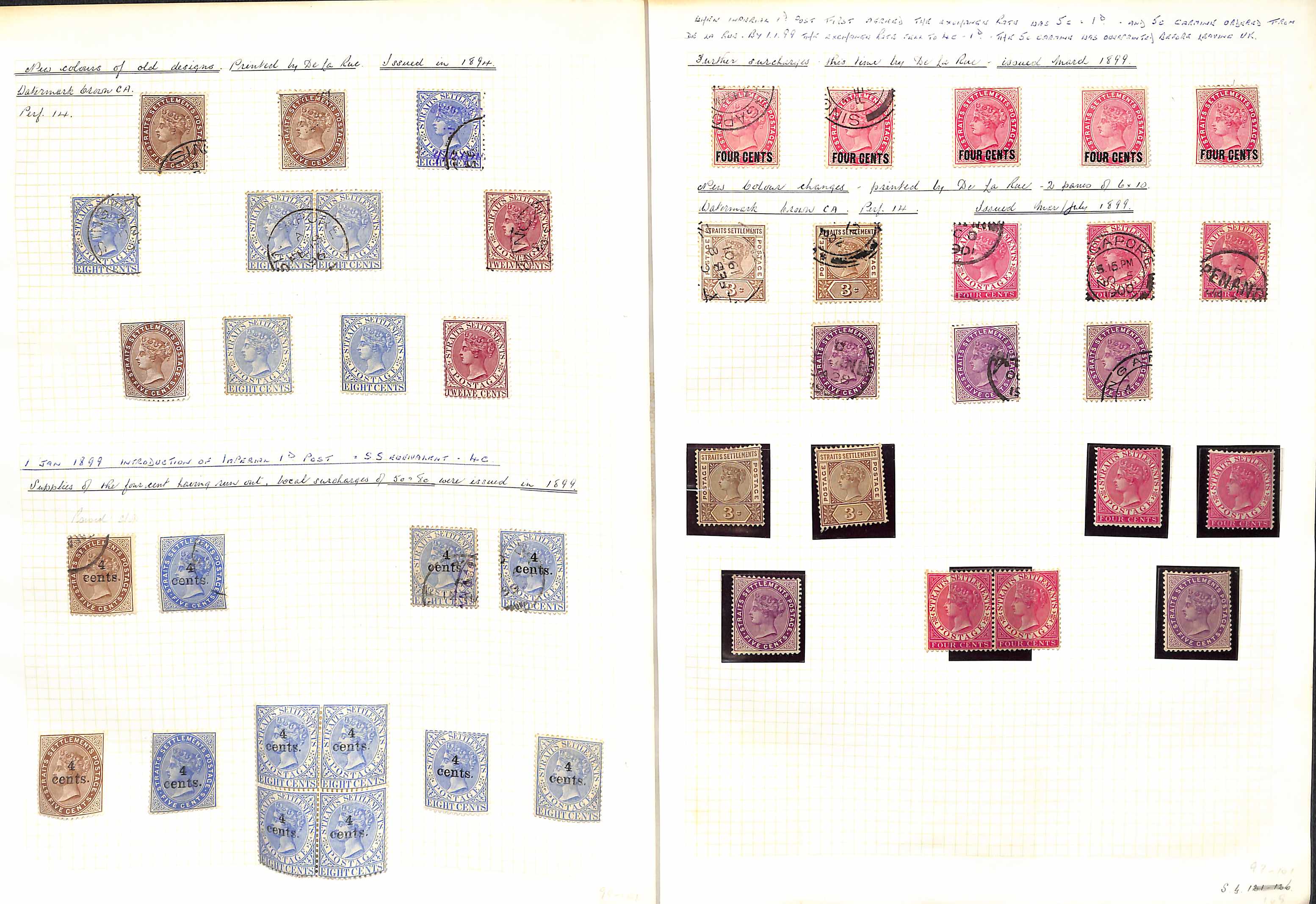 1867-1933 QV-KGV Mint and used collections on pages, also a stockbook of duplicates, many useful - Image 33 of 42