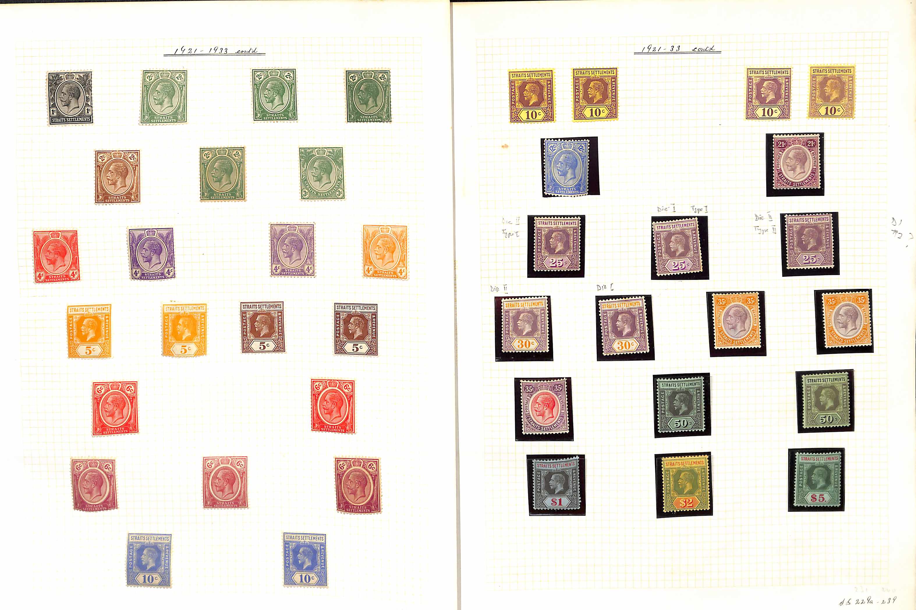 1867-1933 QV-KGV Mint and used collections on pages, also a stockbook of duplicates, many useful - Image 41 of 42