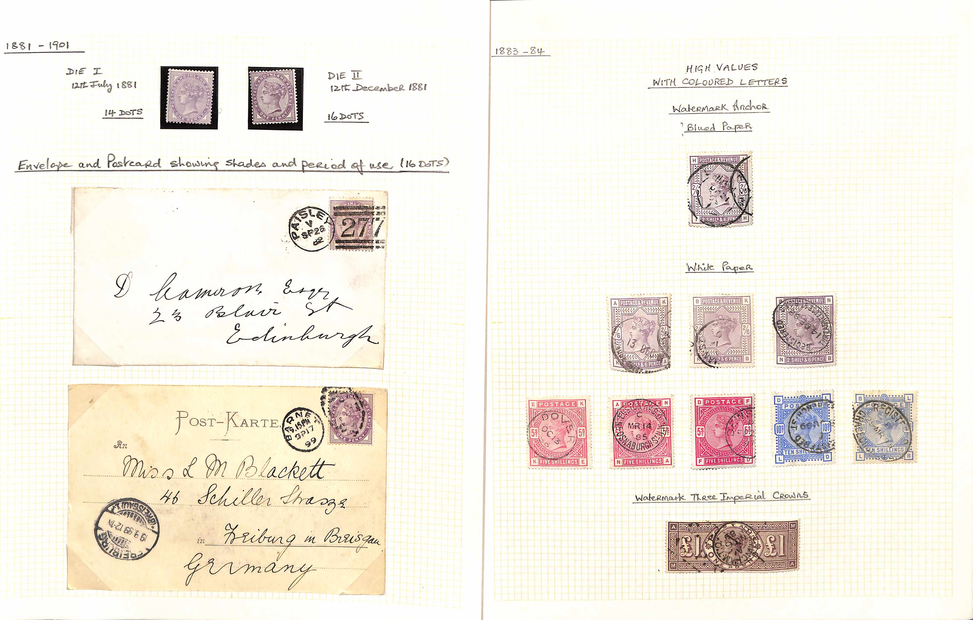 1855-1900 Surface Printed issues, the used collection including 1855 4d Medium Garter on blued - Image 14 of 22