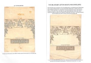 Unused Mulreadys comprising 1d lettersheet stereo A54 with English and Scottish Law Fire and Life