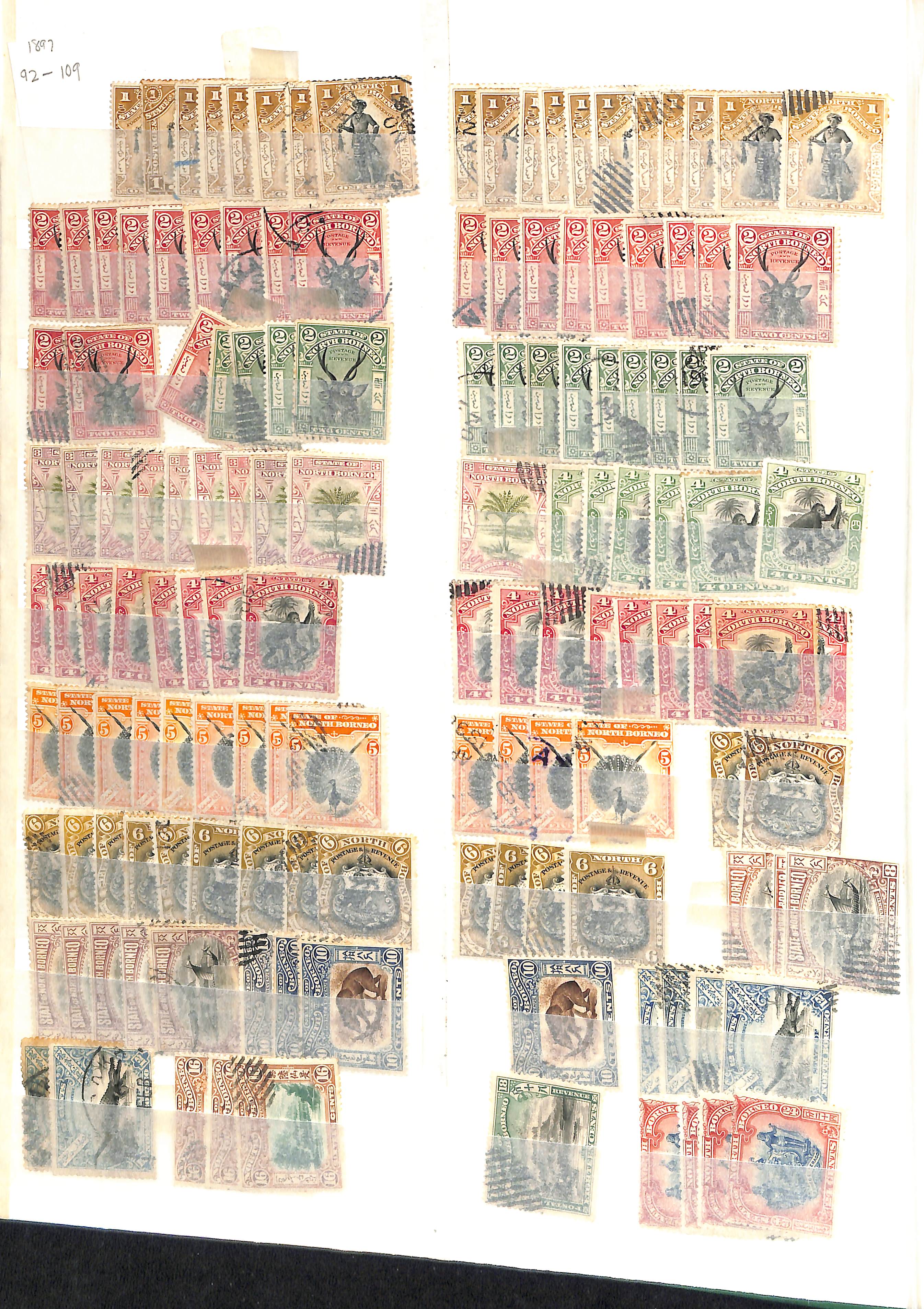 North Borneo, Sarawak, Labuan and Brunei, c.1869-1980 mint and used accumulation in three - Image 15 of 24