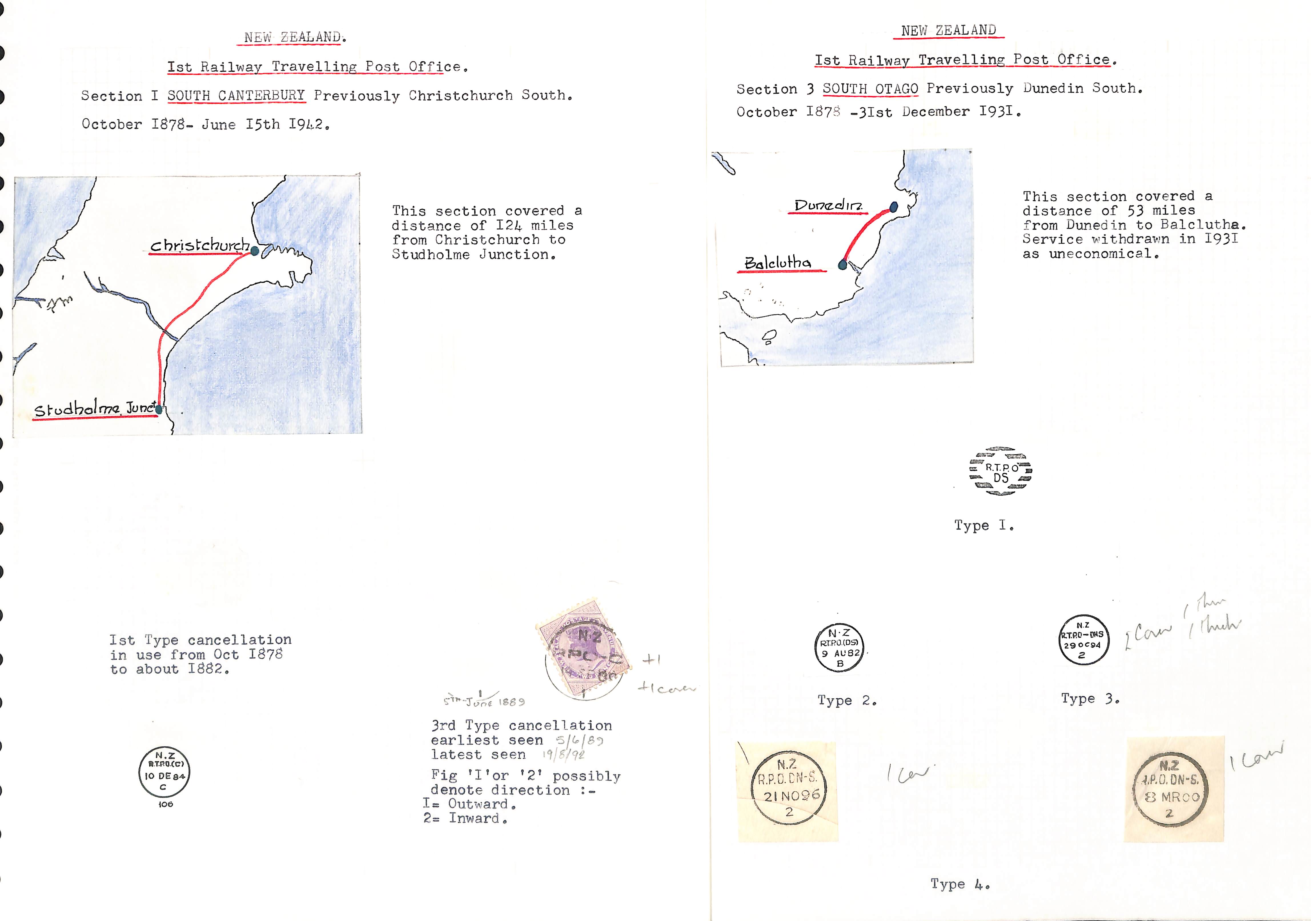 T.P.Os. 1882-1971 Covers and cards (c.100), also stamps and pieces (c.80), various T.P.O - Image 16 of 28