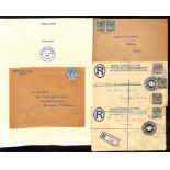 Paya Lebar. 1918-65 Covers including registered mail, etc. (8).