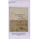 Parliamentary Proceedings. 1828 Printed wrapper "Par: Pro: / Colonel Davies, M.P, Elmsley Castle,