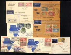 1931 (Feb 25) Imperial Airways first despatch to Africa sent entirely by air, covers to Assouan,