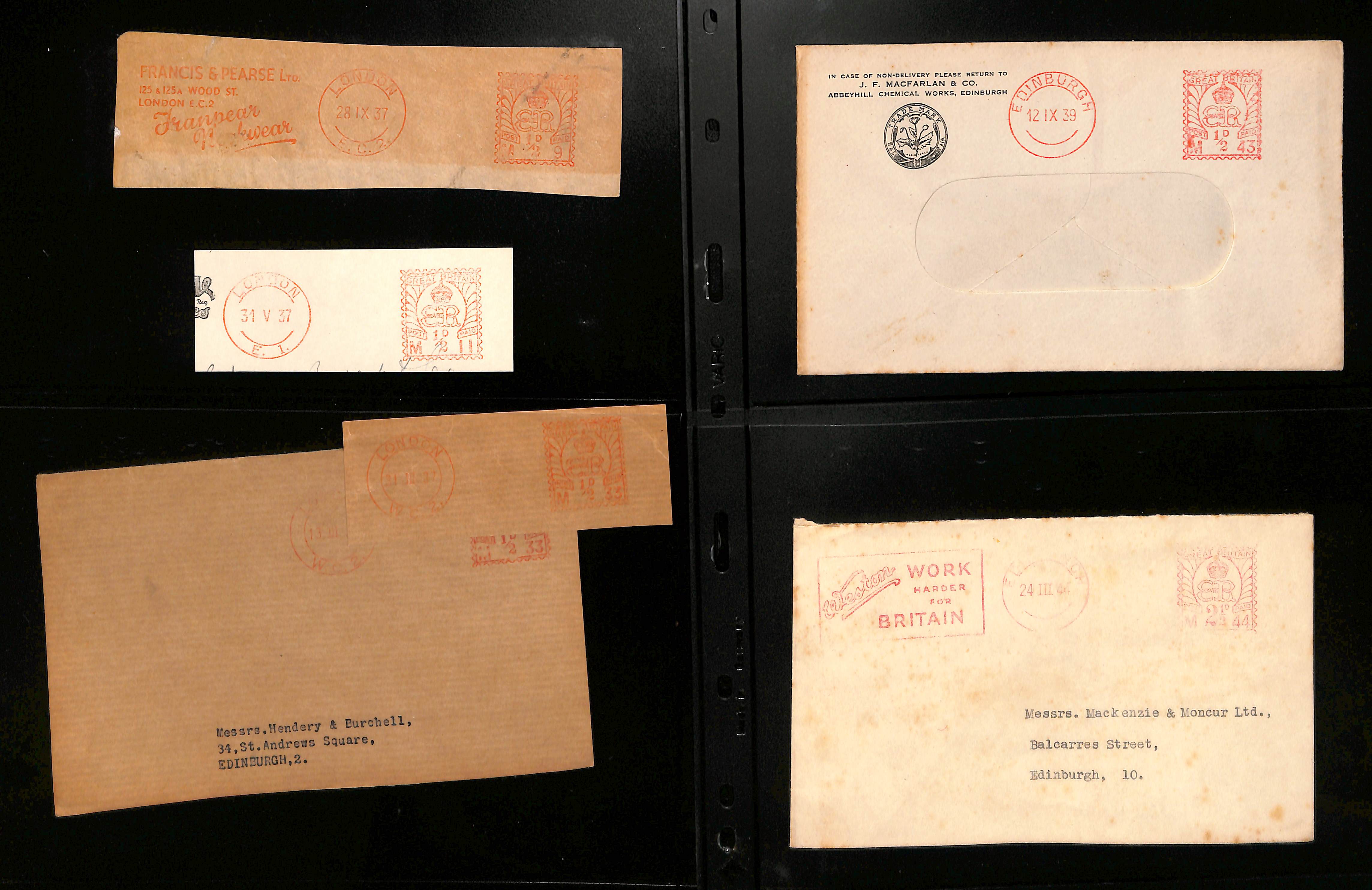 Meters. 1937-48 Covers all with King Edward VIII meters (47, also some pieces, one a first day - Image 2 of 13